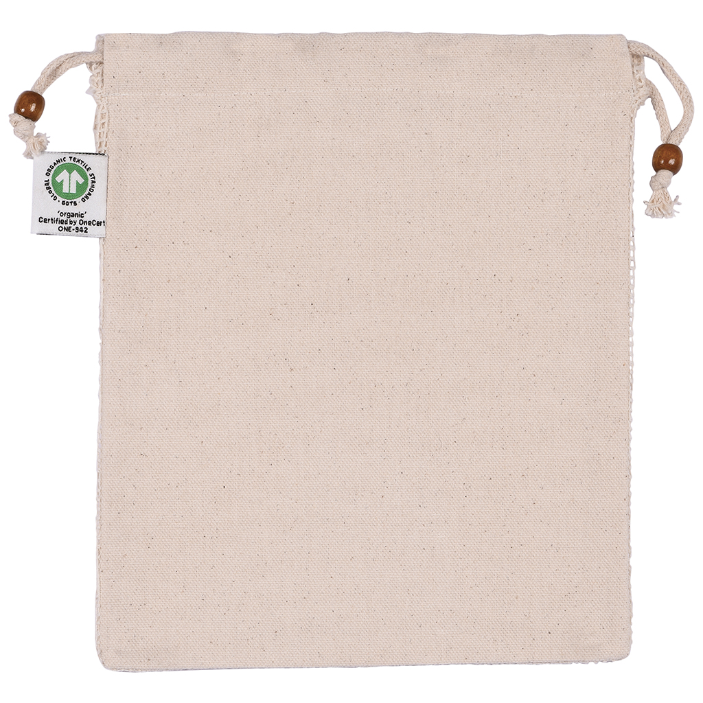 ORGANIC COTTON DRAWSTRING BAG