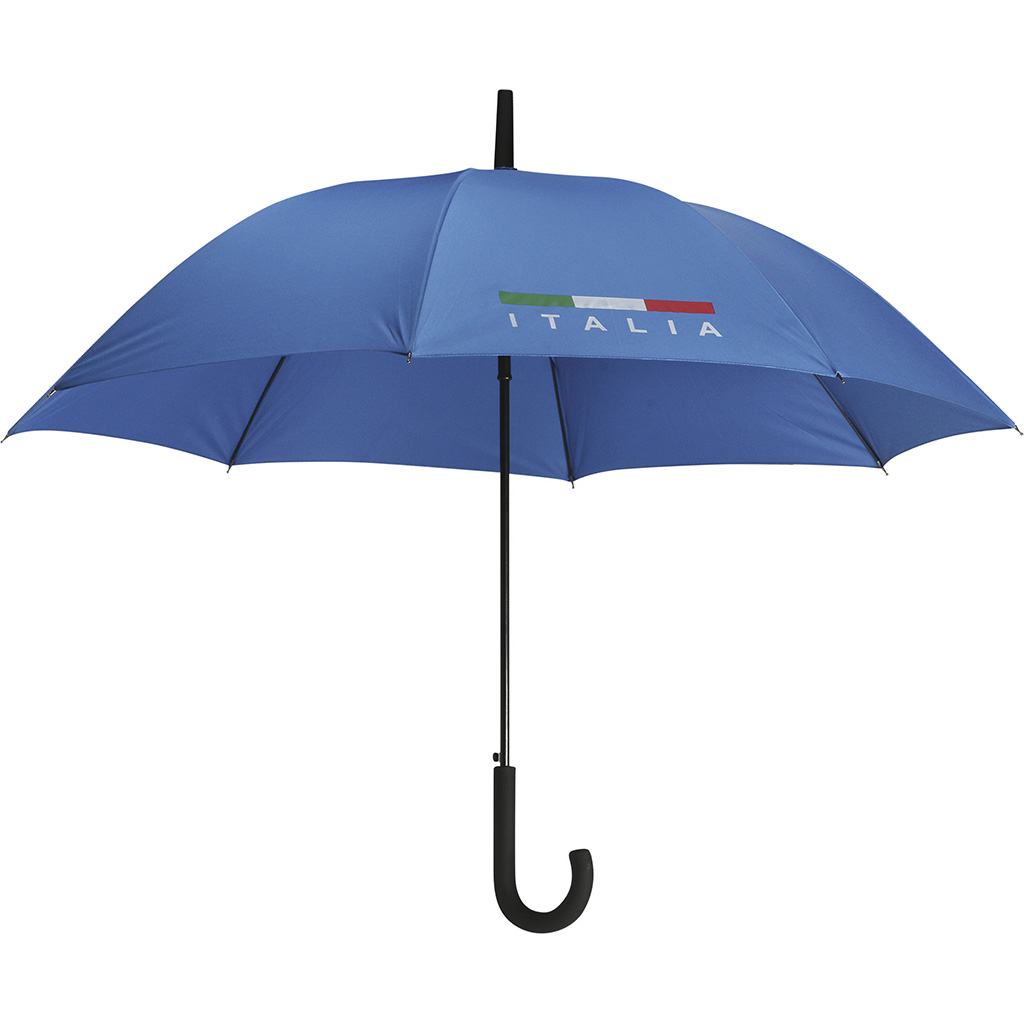 WINDPROOF AUTOMATIC UMBRELLA WITH ITALIAN FLAG IN PONGEE