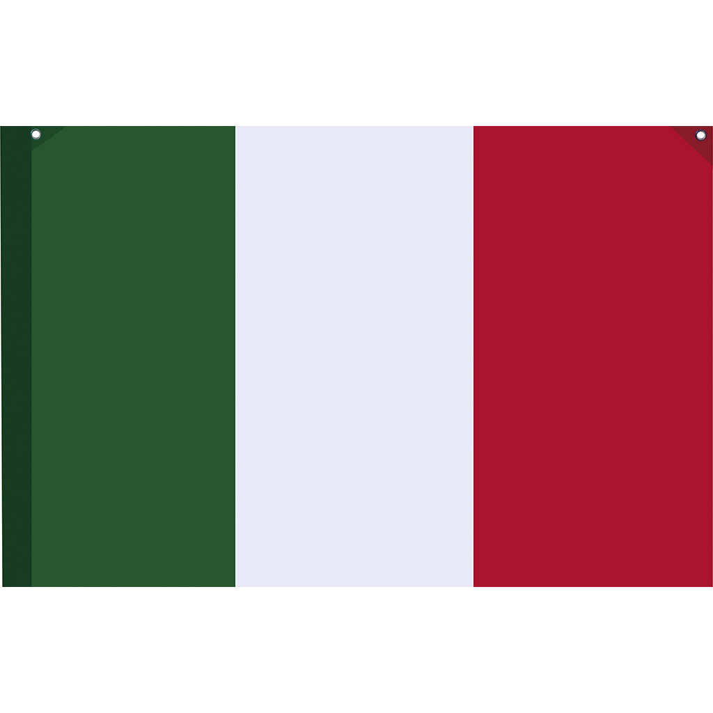 ITALIAN FLAG IN POLYESTER