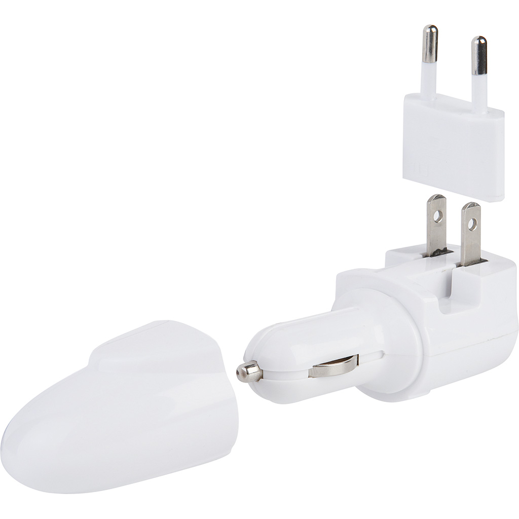 POWER ADAPTER IN PLASTIC AND METAL