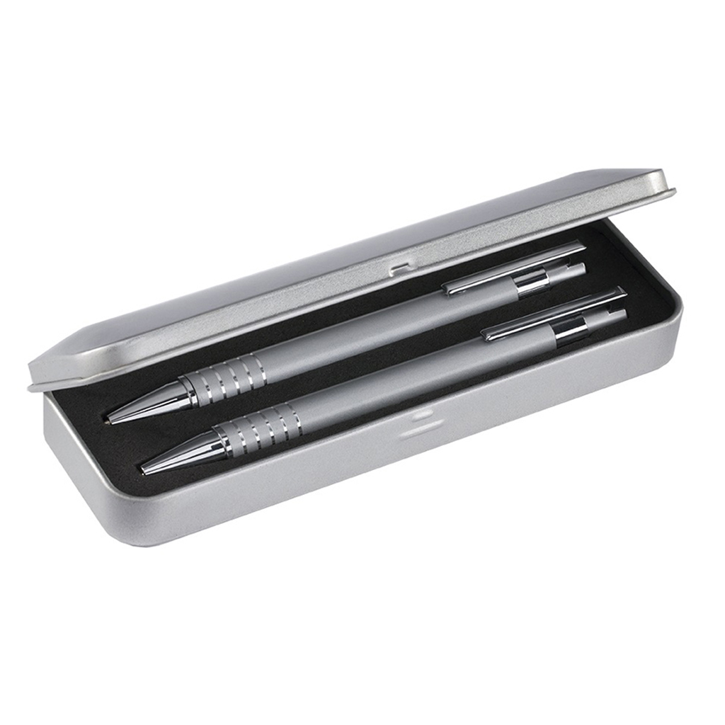 METAL AND PU WRITING SET WITH GIFT BOX PU