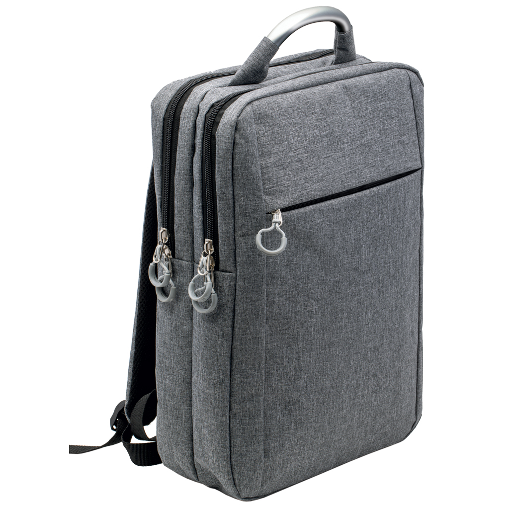 POLYESTER AND ALUMINUM COMPUTER BACKPACK