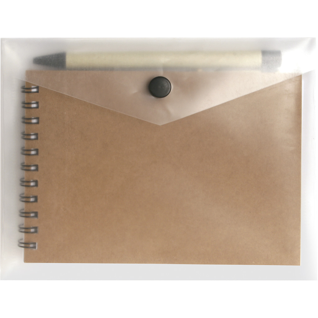 SET OF RECYCLED CARDBOARD NOTEPAD