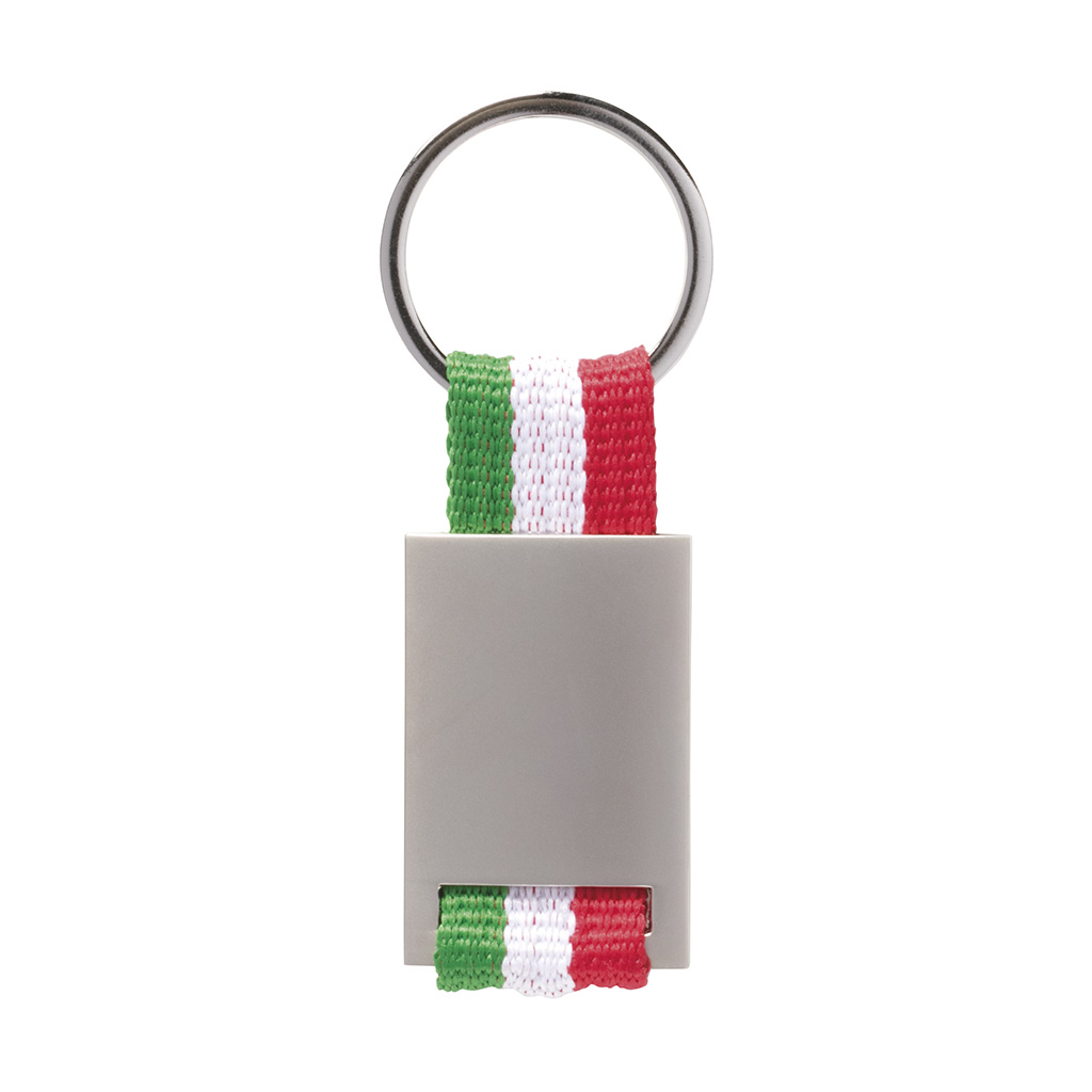 KEY CHAIN IN METAL AND POLYESTER