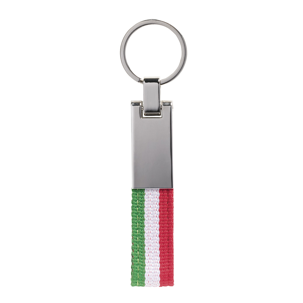 KEY CHAIN IN METAL AND POLYESTER