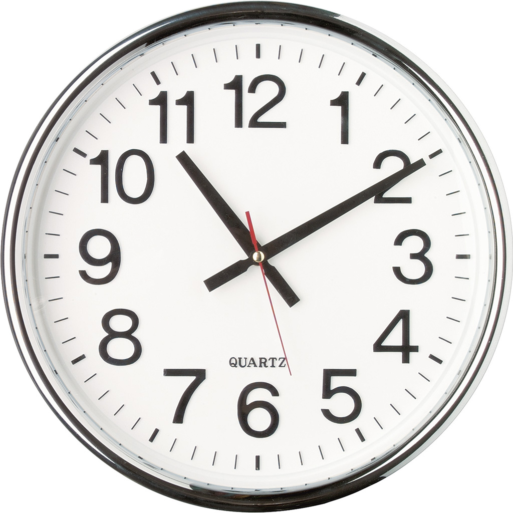 MAXI WALL CLOCK IN PLASTIC AND GLASS