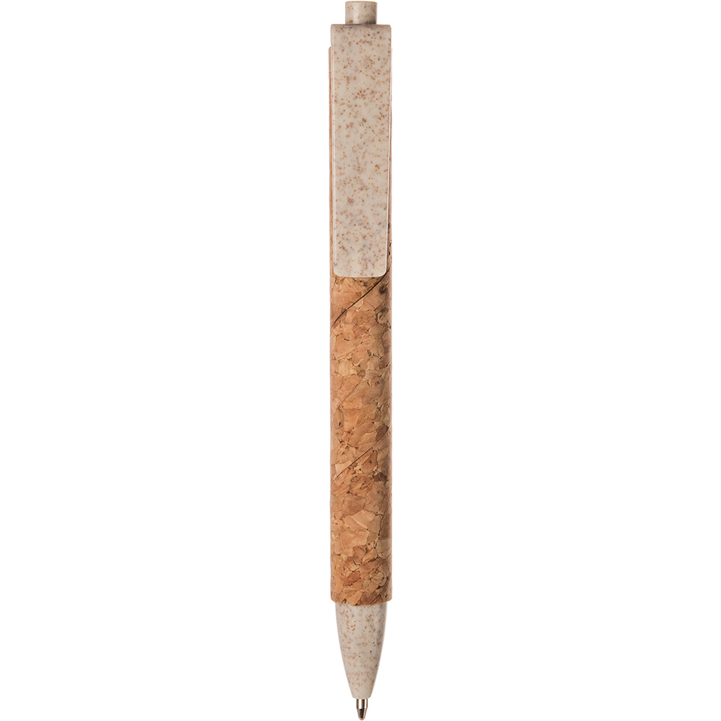 CORK AND WHEAT STRAW ABS BALLPOINT PEN