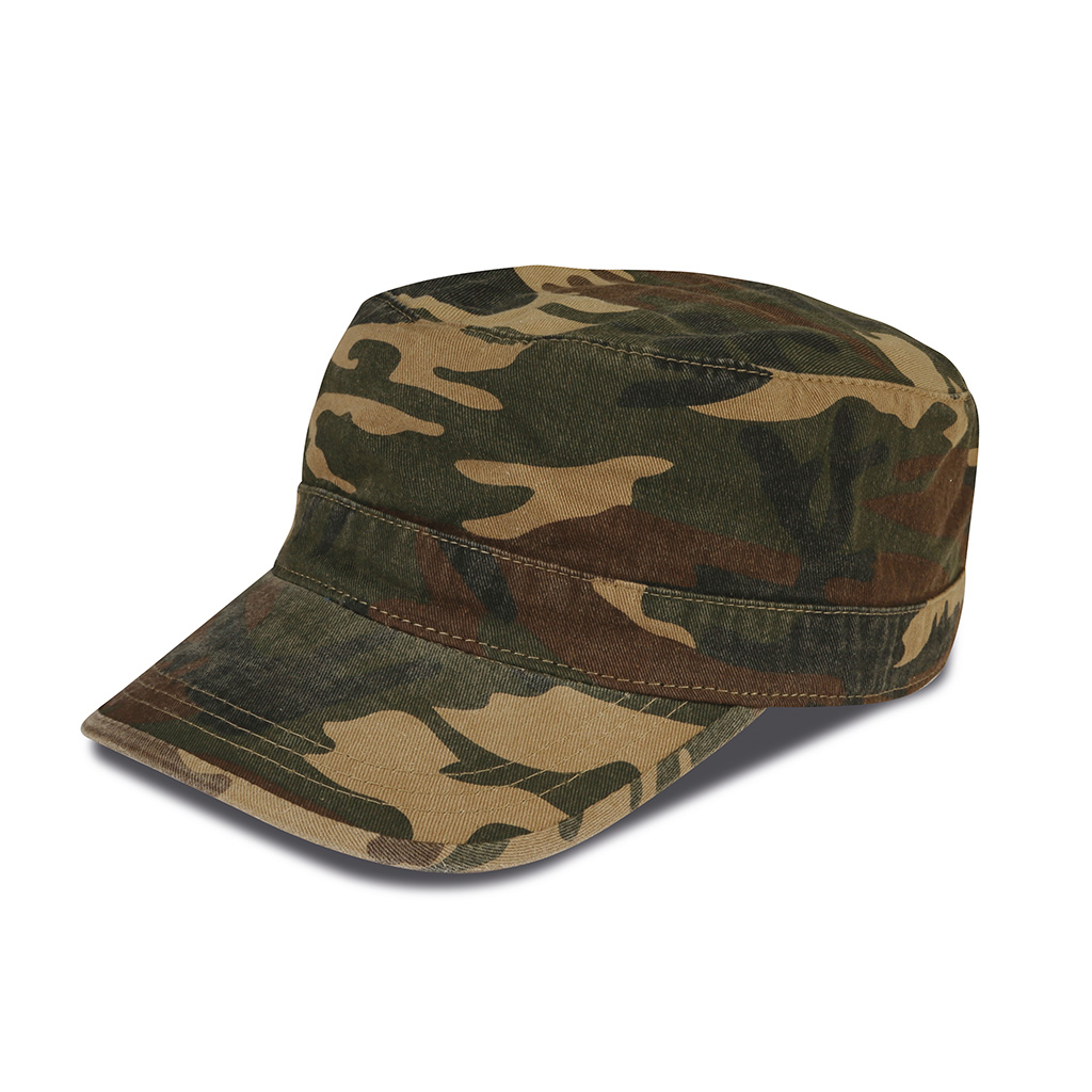 COTTON CAMOUFLAGE MILITARY CAP