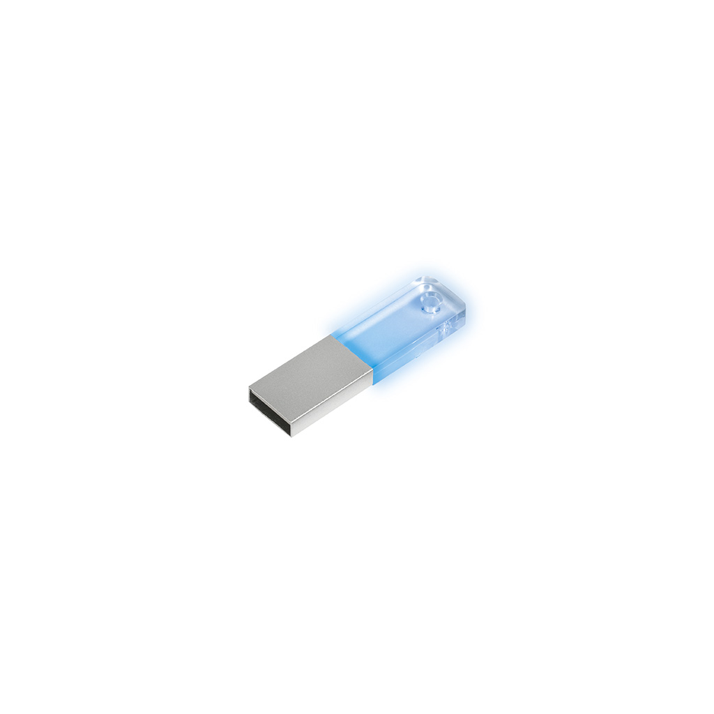 MINI USB FLASH MEMORY IN ACRYLIC AND ALUMINUM USB