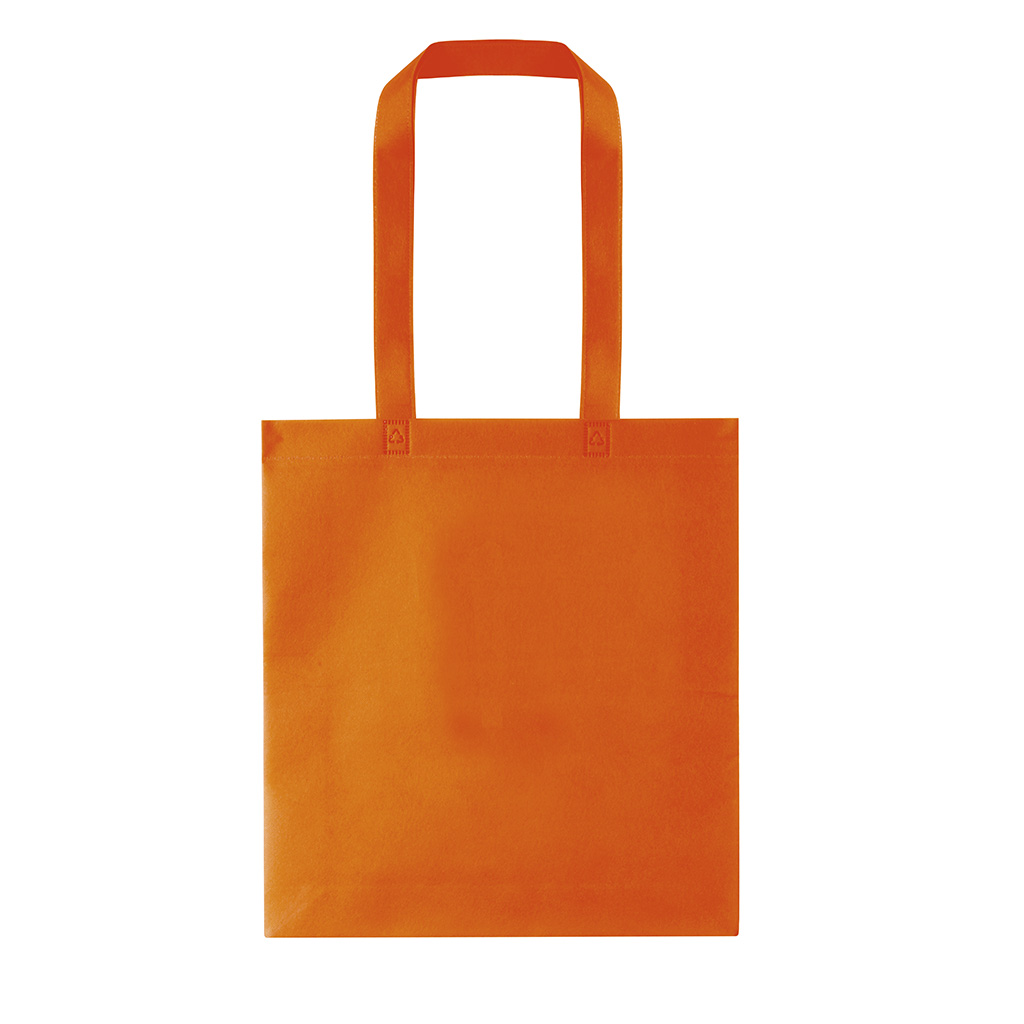 HEAT SEALED NON WOVEN BAG WITH GUSSET