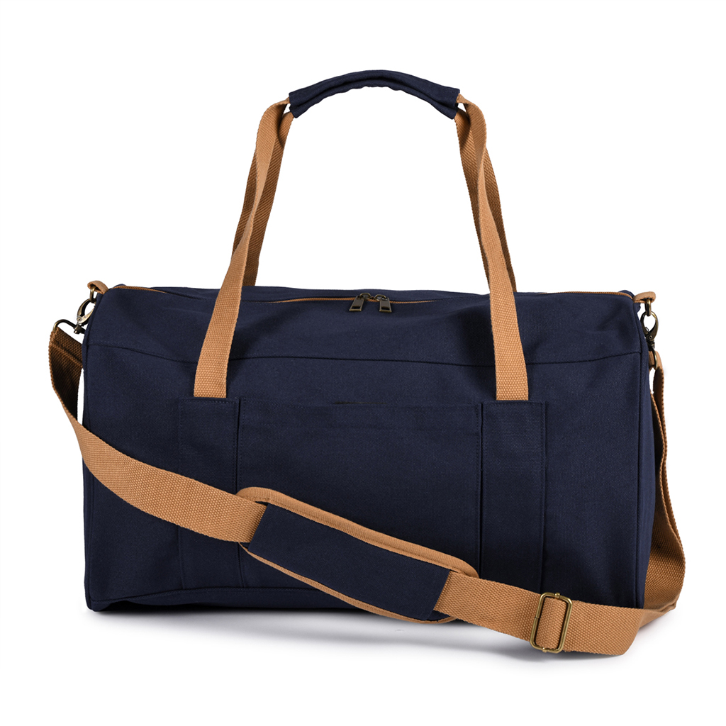 VINTAGE TRAVEL BAG IN POLYCOTTON CANVAS