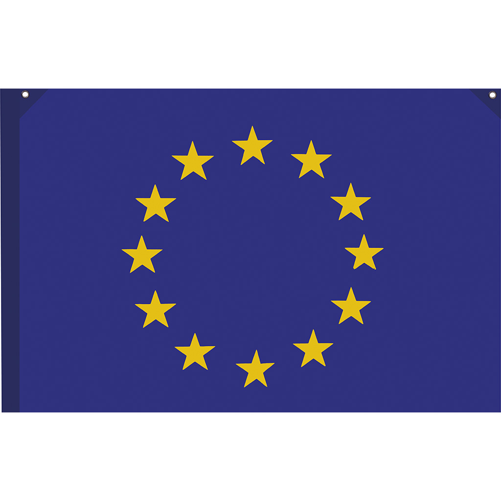 EUROPEAN FLAG IN POLYESTER