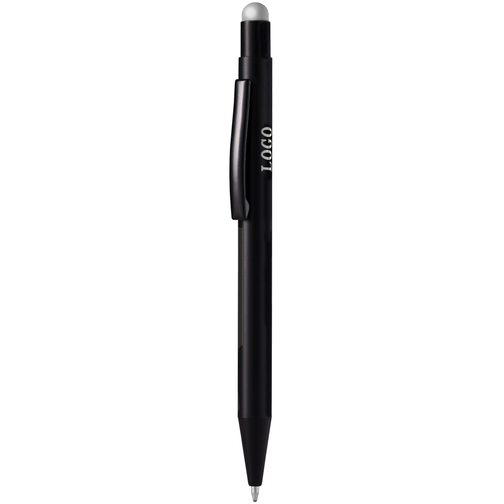 SOFT TOUCH ALUMINUM BALLPOINT PEN WITH TOUCH SCREEN