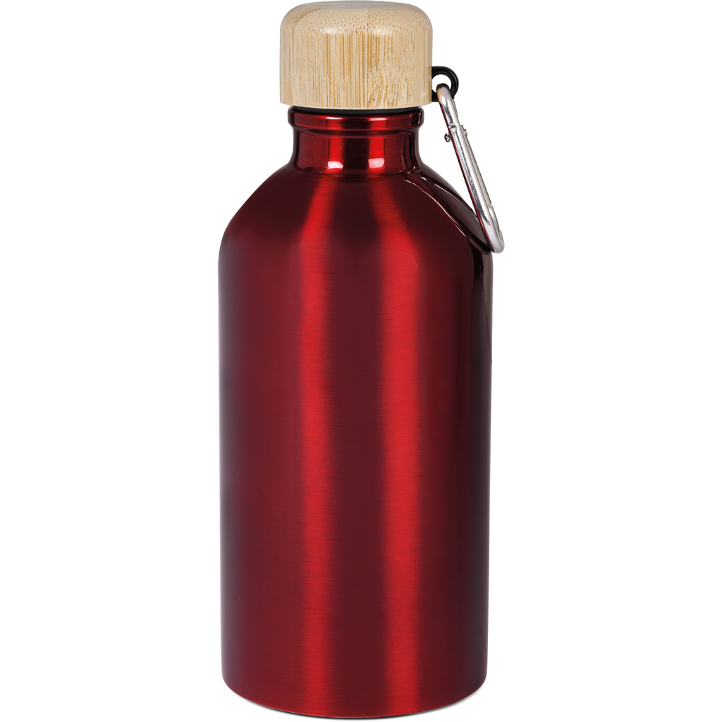 ML WATER BOTTLE IN STAINLESS STEEL AND BAMBOO