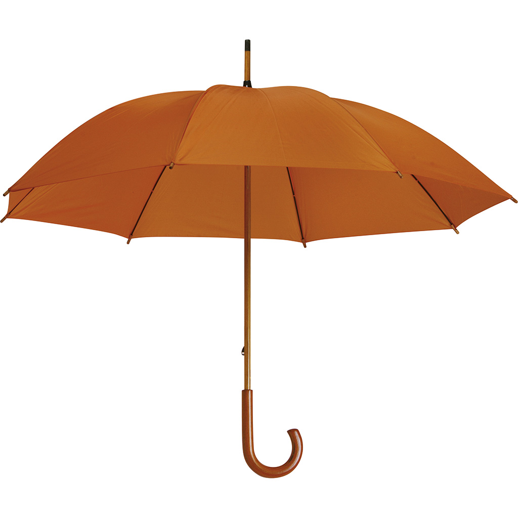 UMBRELLA IN WOOD AND POLYESTER