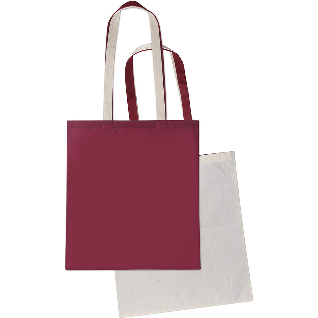 HYBRID SHOPPING BAG IN COTTON AND TNT