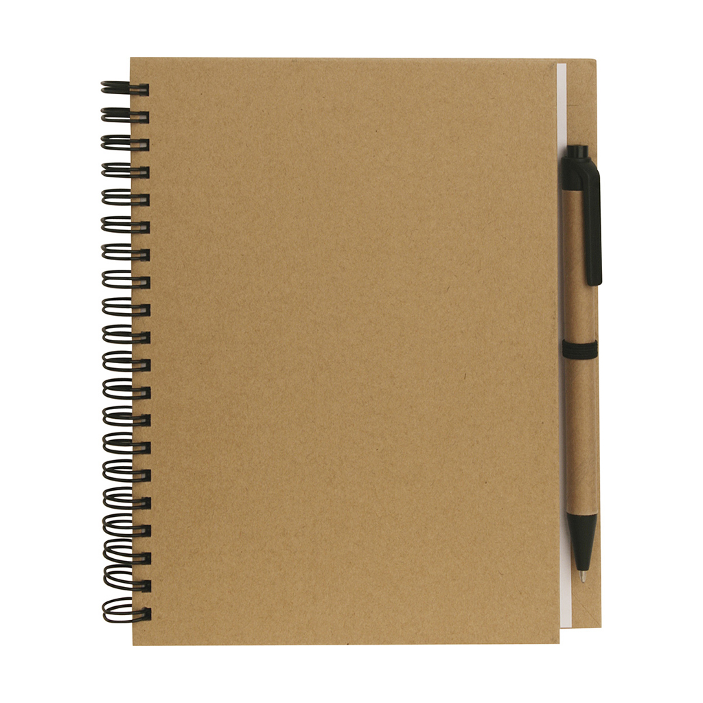 SET OF RECYCLED CARDBOARD NOTEPAD