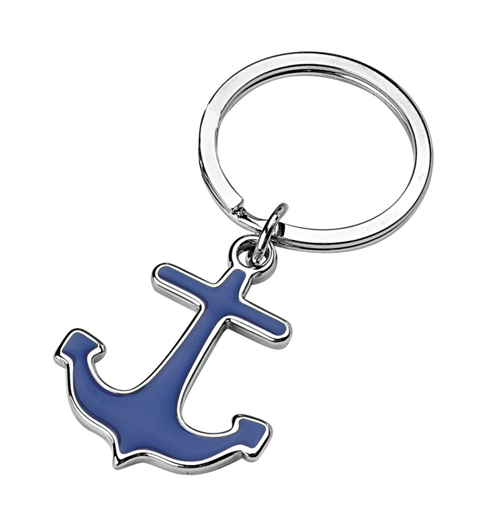 KEY CHAIN ANCHOR BLUE - NO BOX