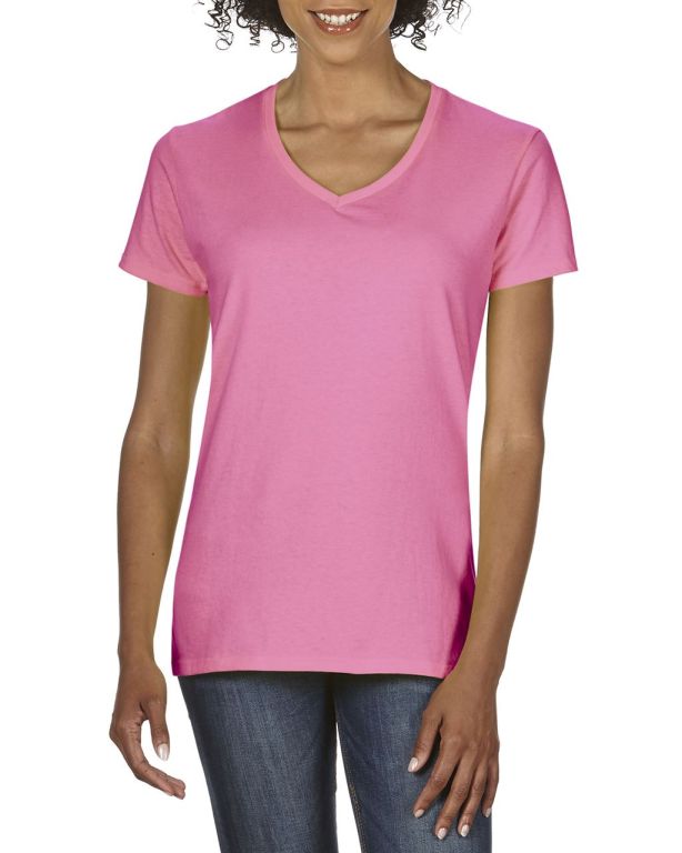 PREMIUM COTTON® LADIES' V-NECK T-SHIRT