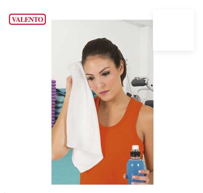 Towel Aerobic WHITE One Size