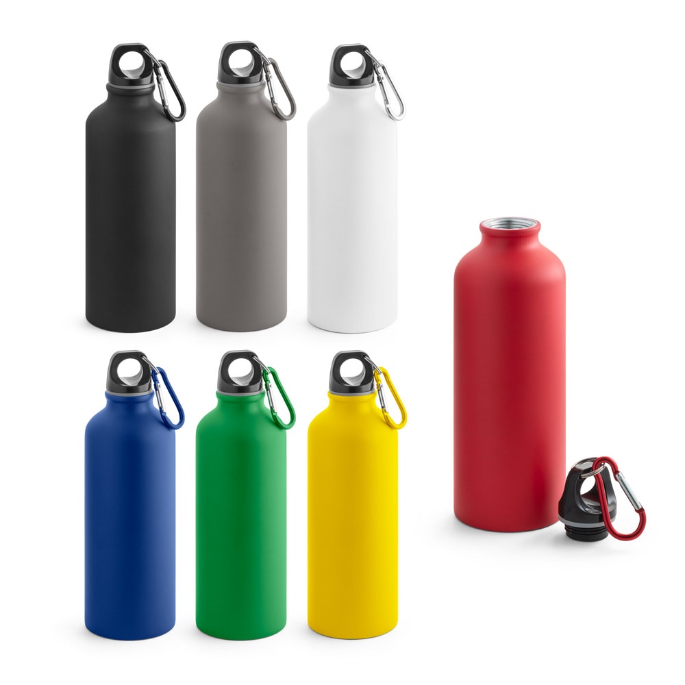 COLLINA. Aluminium bottle with carabiner 540 mL