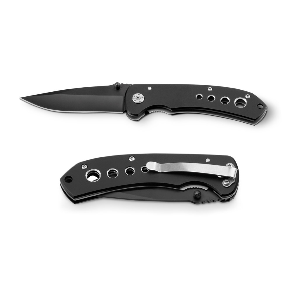 NINJA. Pocket knife in stainless steel and metal