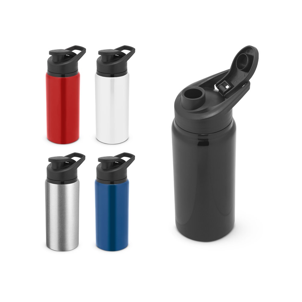 SHAWN. Sports bottle in 90% recycled aluminium 660 mL