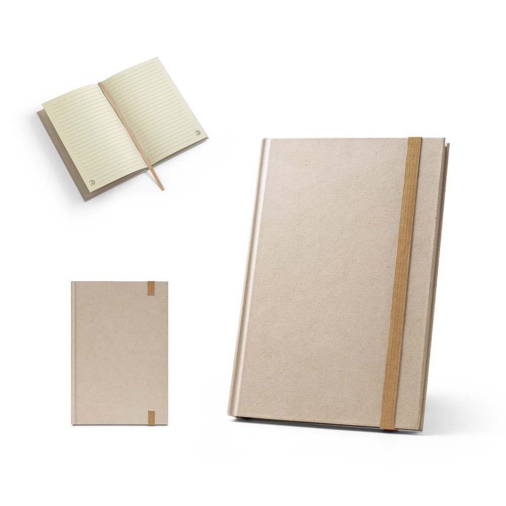 DICKINSON. A5 hardcover notebook made of sugar cane paper (80% sugar cane) with lined pages