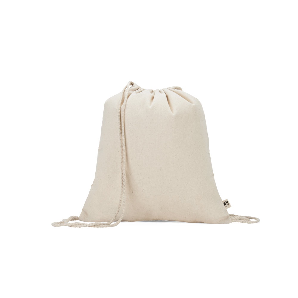 MAIORCA. 100% recycled cotton drawstring bag(180 g/m²)