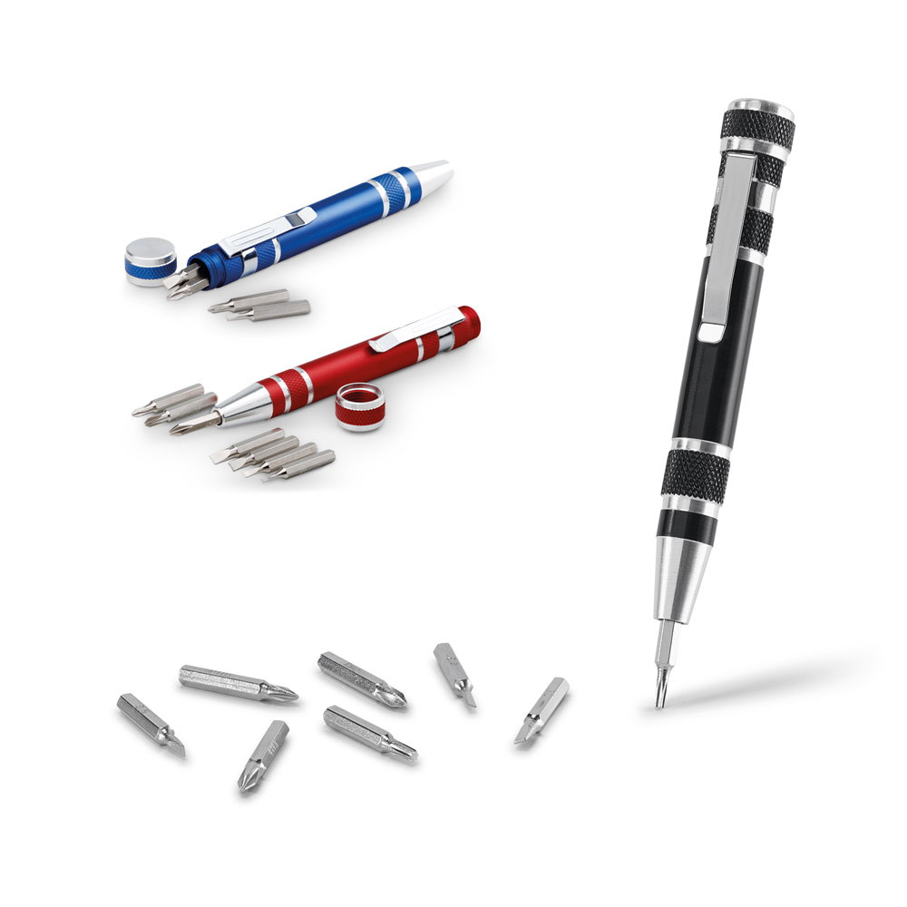 TOOLPEN. Pen shaped screwdriver set