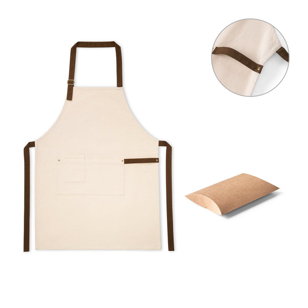 HOLM. 100% cotton apron (320 g/m²)