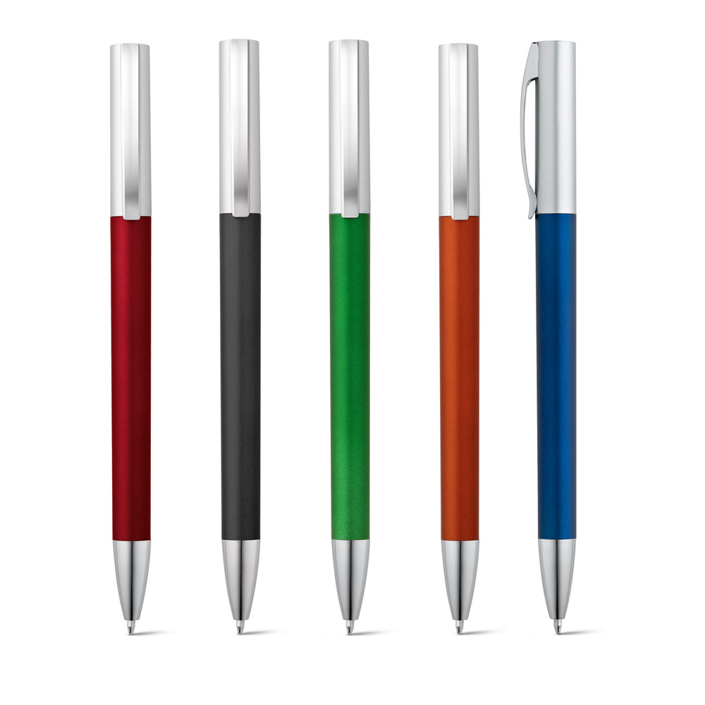 ELBE. Twist action ball pen with metal clip