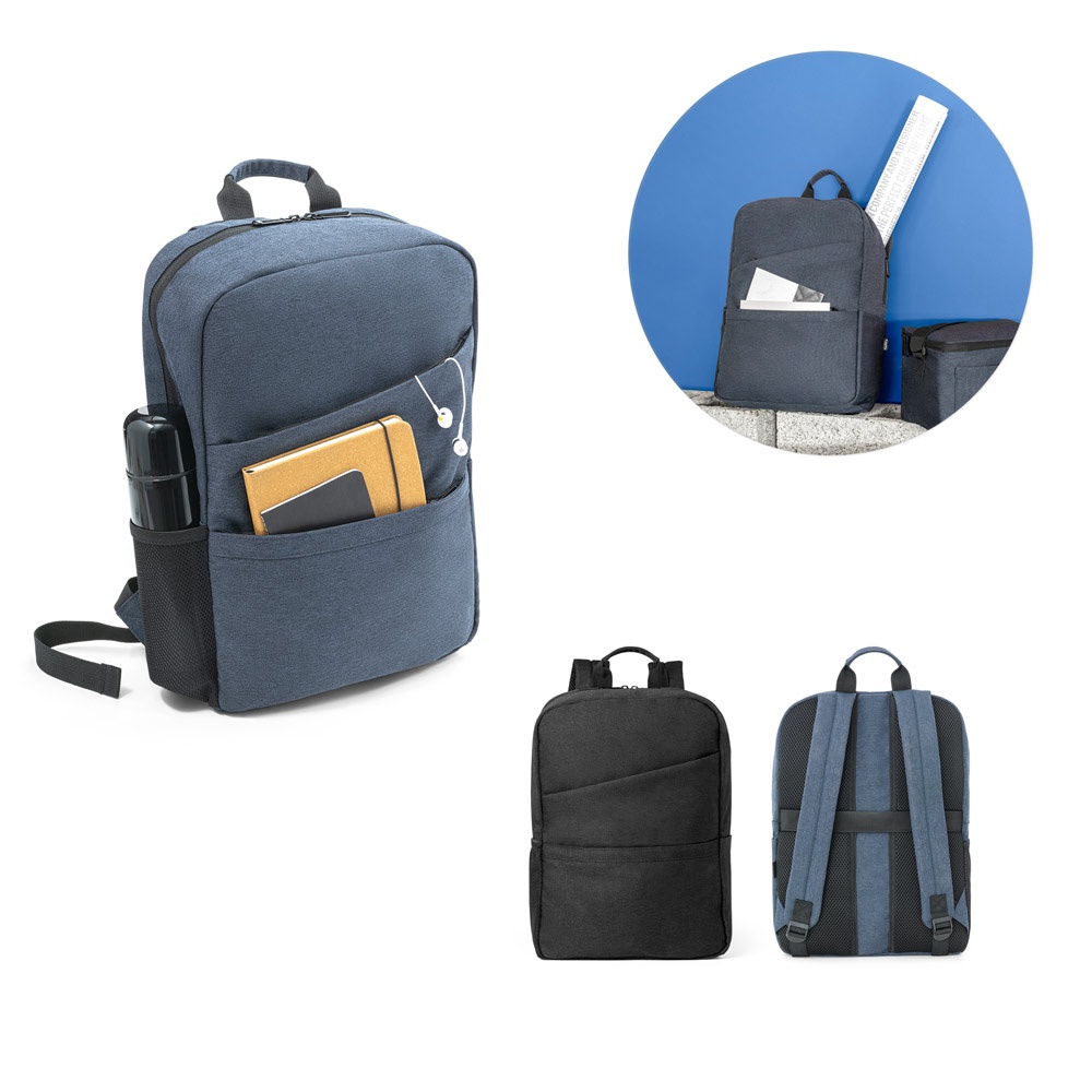 REPURPOSE BACKPACK. 15'6'' laptop backpack in 600D recycled polyester