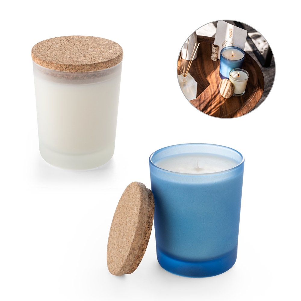 DUVAL. Aromatic Soy candle with cork lid 180 g