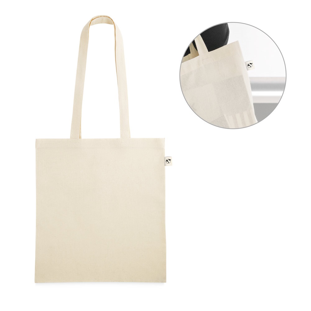 LEON. 100% organic cotton bag (140 g/m²)