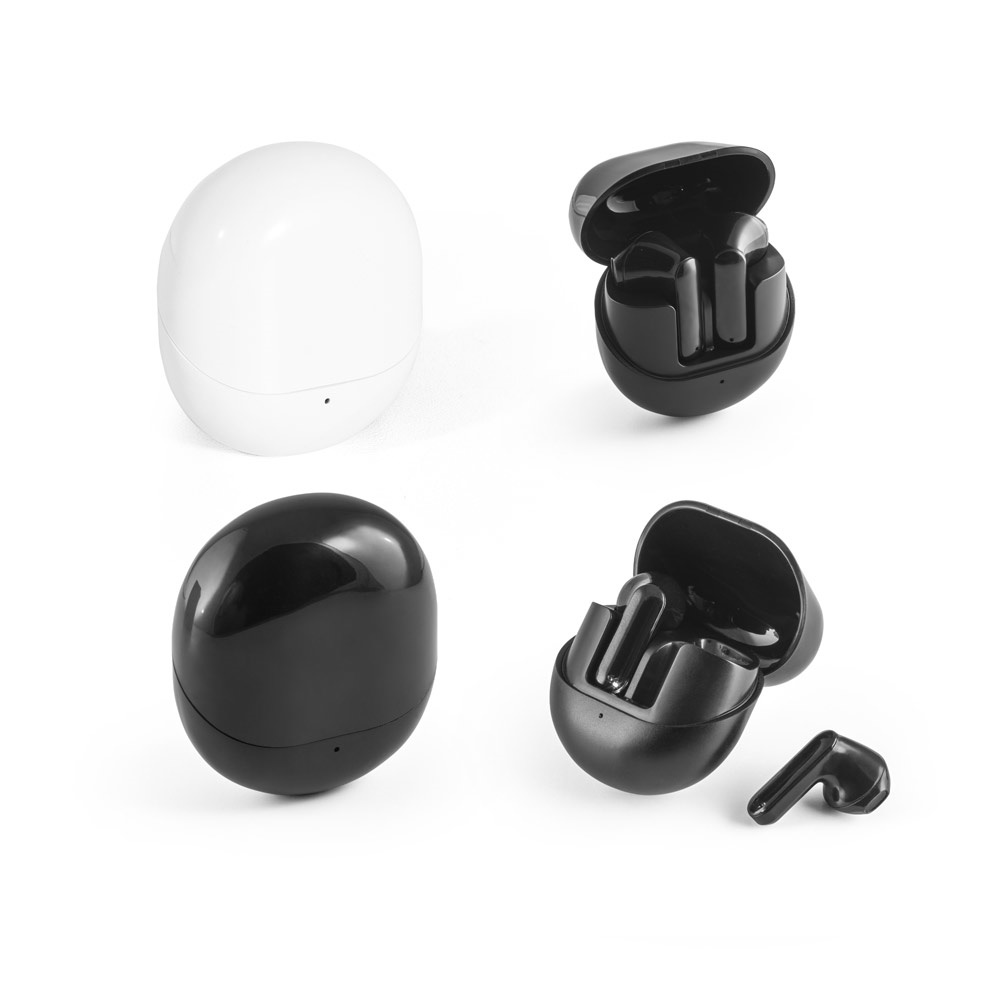 BURTON. Wireless earphones in recycled ABS (100% rABS) with 12 hours of battery life