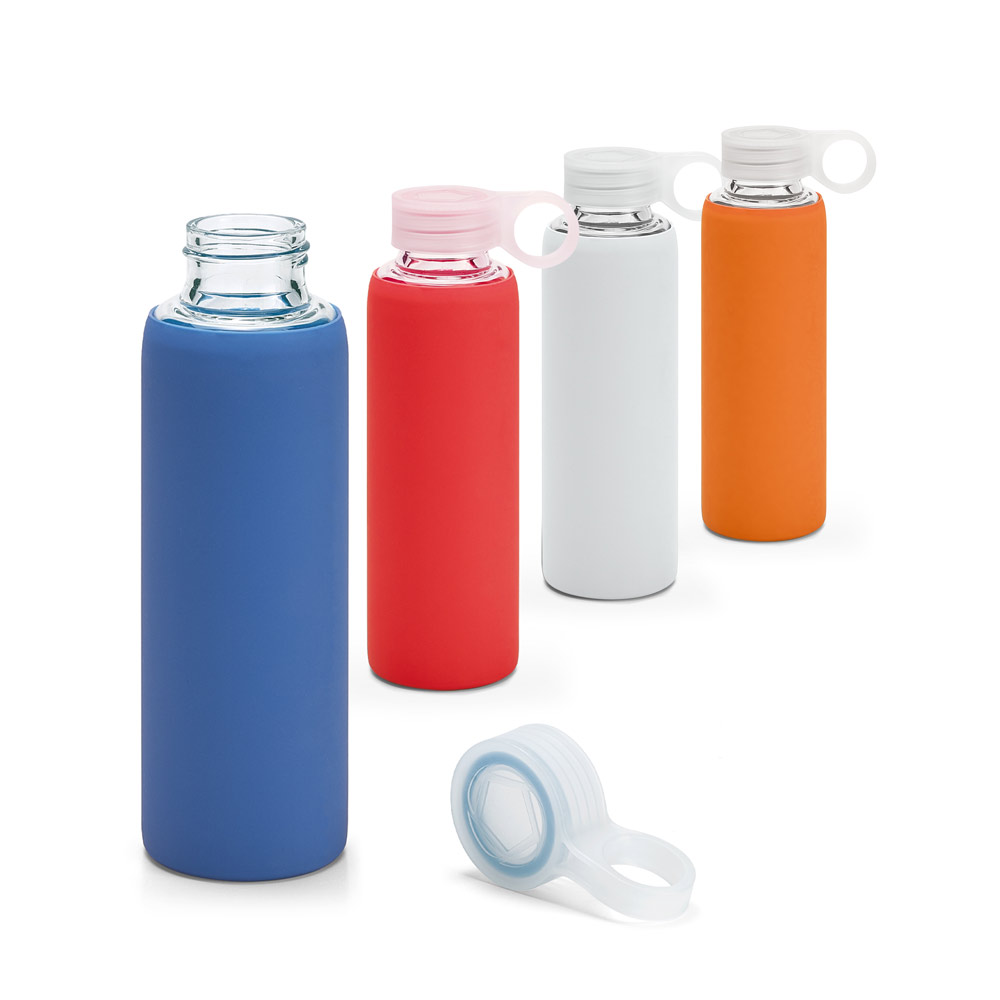 DHABI. Borosilicate glass sports bottle 380 mL