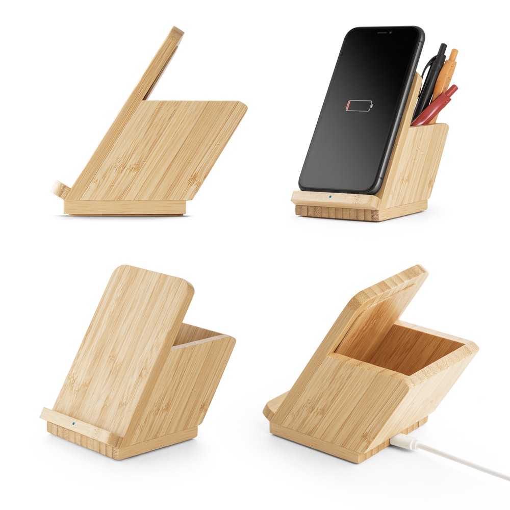 LEAVITT. Bamboo wireless charger