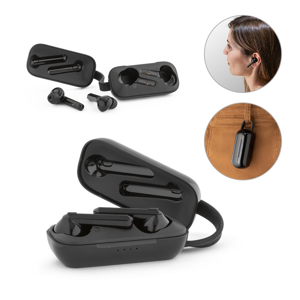 BOSON. ABS wireless earphones with 3-hour battery life