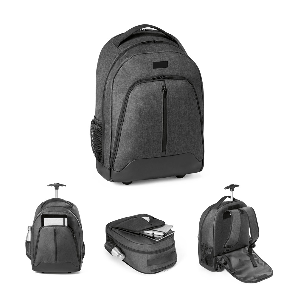 EINDHOVEN. Trolley backpack for laptop 15'6'' in 600D