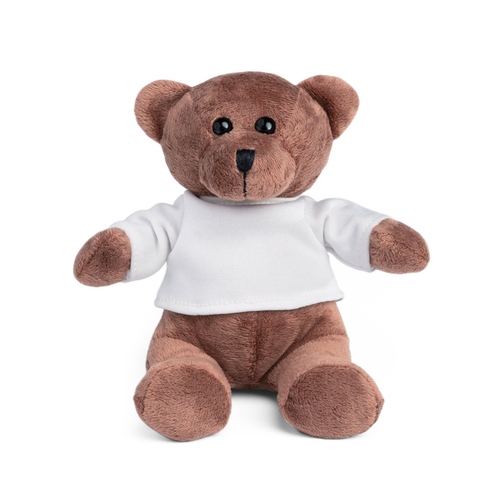 GRIZZLY. Teddy bear plush toy with t-shirt on