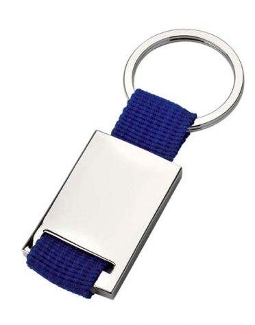 KEYCHAIN SATIN - NYLON BLUE