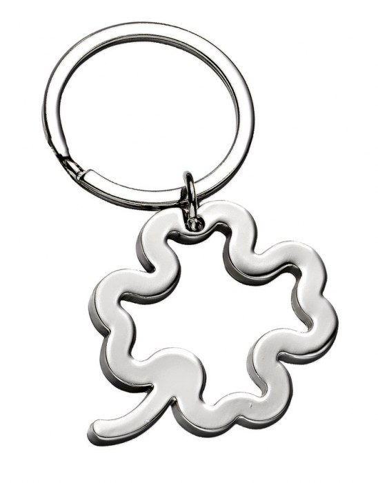 KEY CHAIN FOUR-LEAF CLOVER EMPTY