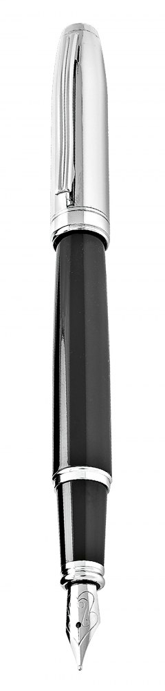 FOUNTAIN PEN BLACK / CHROMED