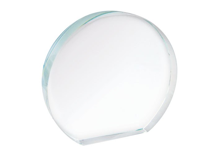 HALF-ROUND GLASS d=80x70 - h=19