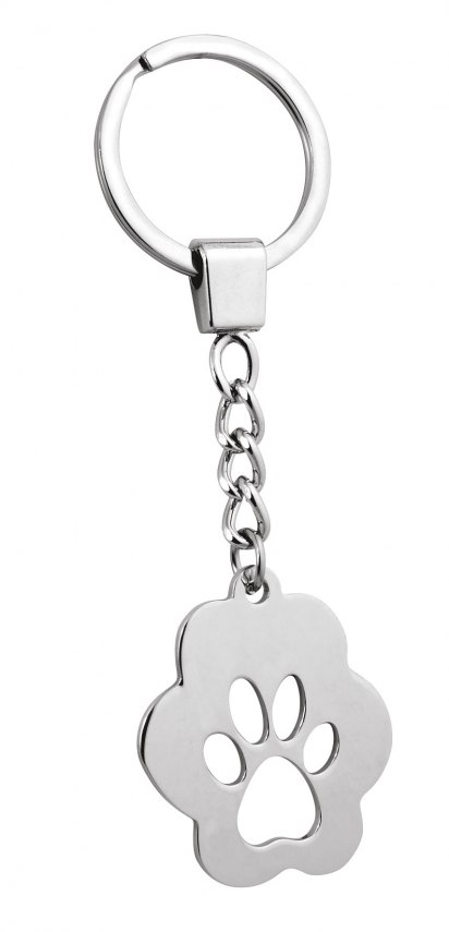 KEY CHAIN STEEL- PAW - NO BOX