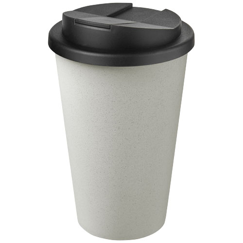 Americano® Eco 350 ml recycled tumbler with spill-proof lid