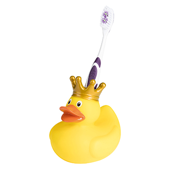 PVC duck, tooth brush holder