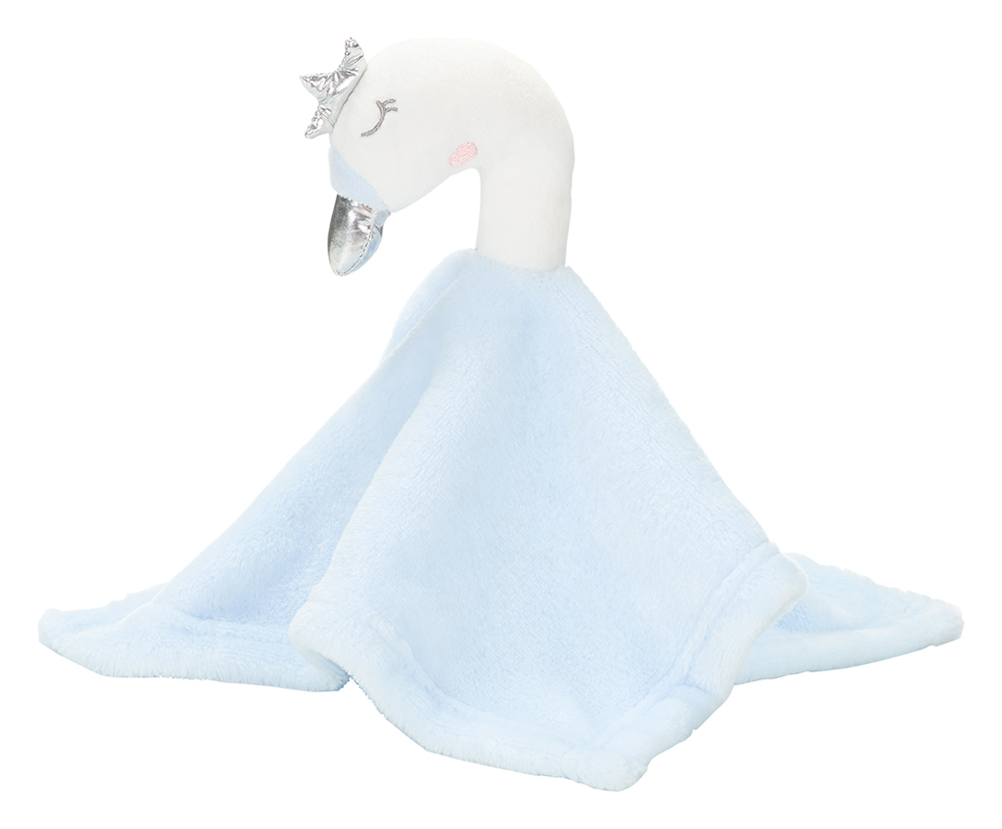 Cuddly blankets swan's head