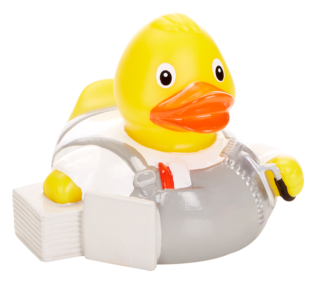 Squeaky duck floor tiler